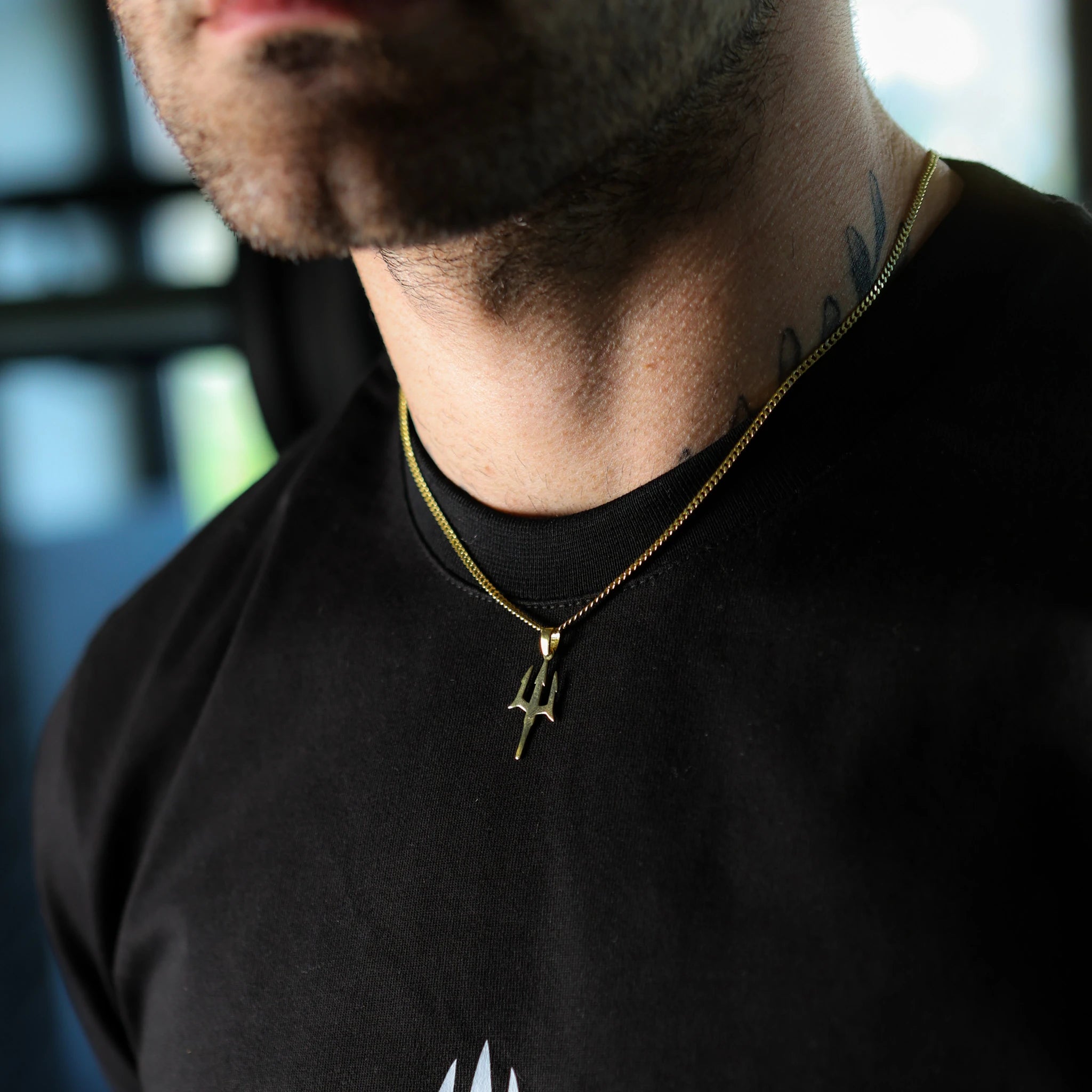 925 Sterling Silver - Poseidon's Trident Necklace