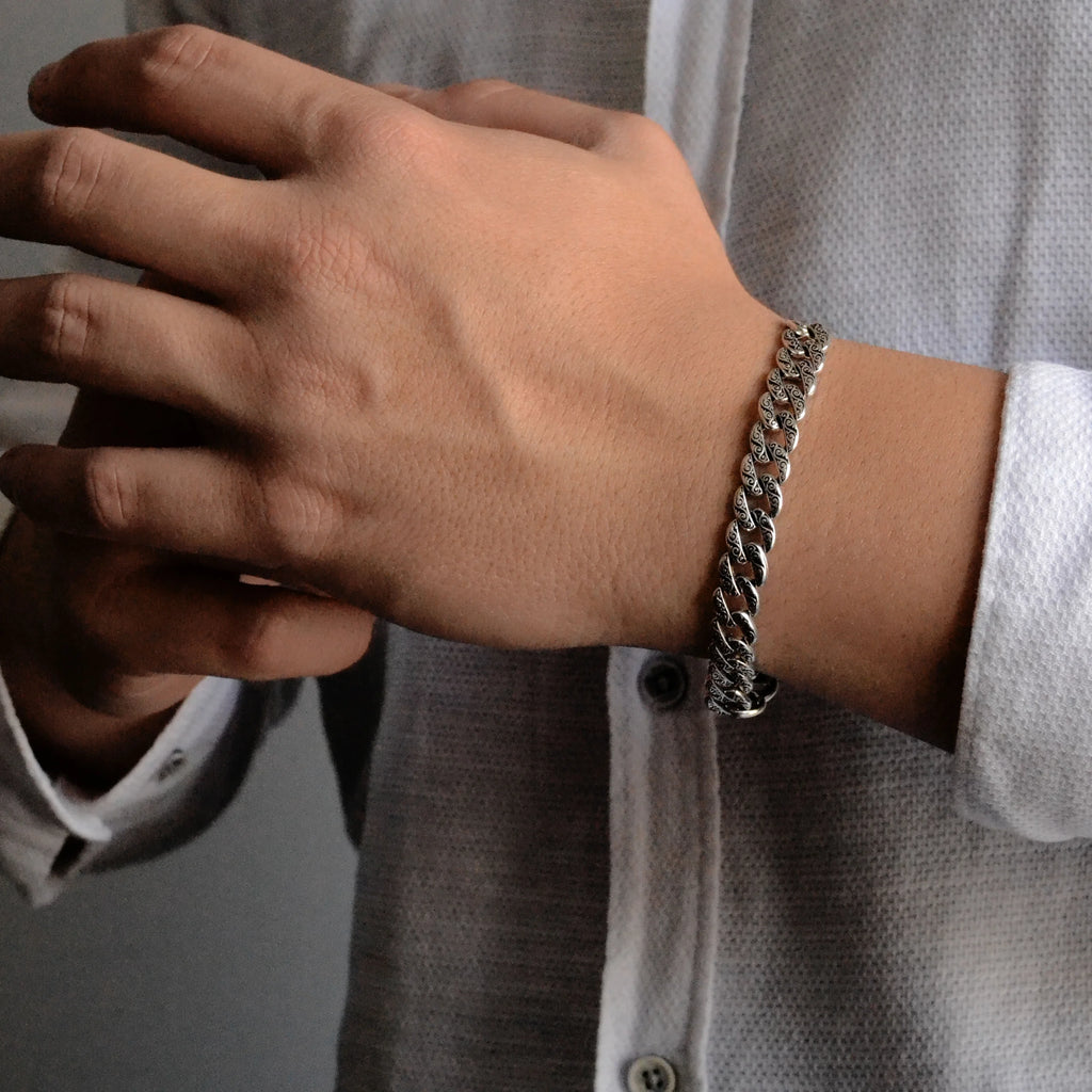 925 Sterling Silver - Viking Bracelet