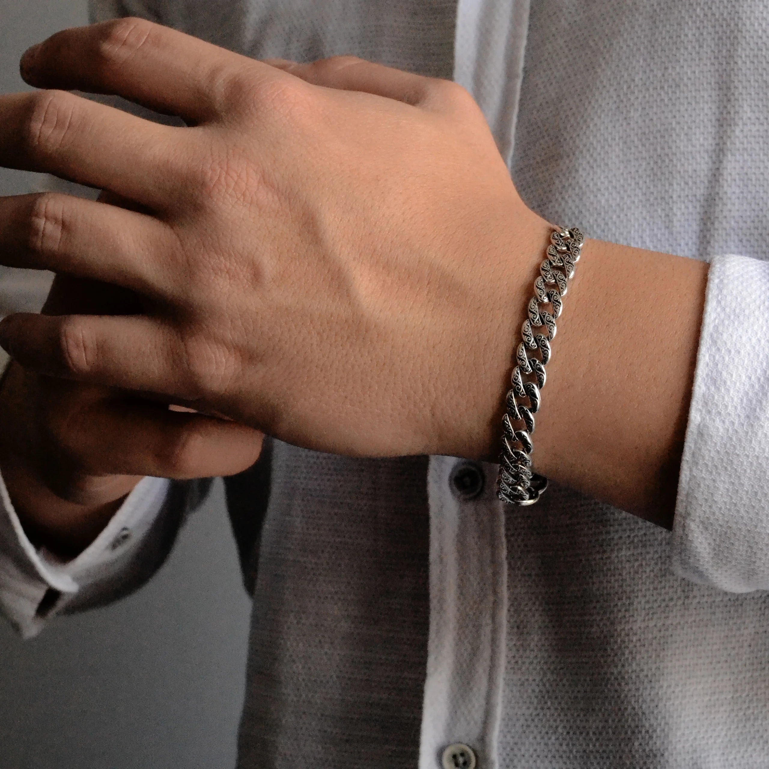 925 Sterling Silver - Viking Bracelet