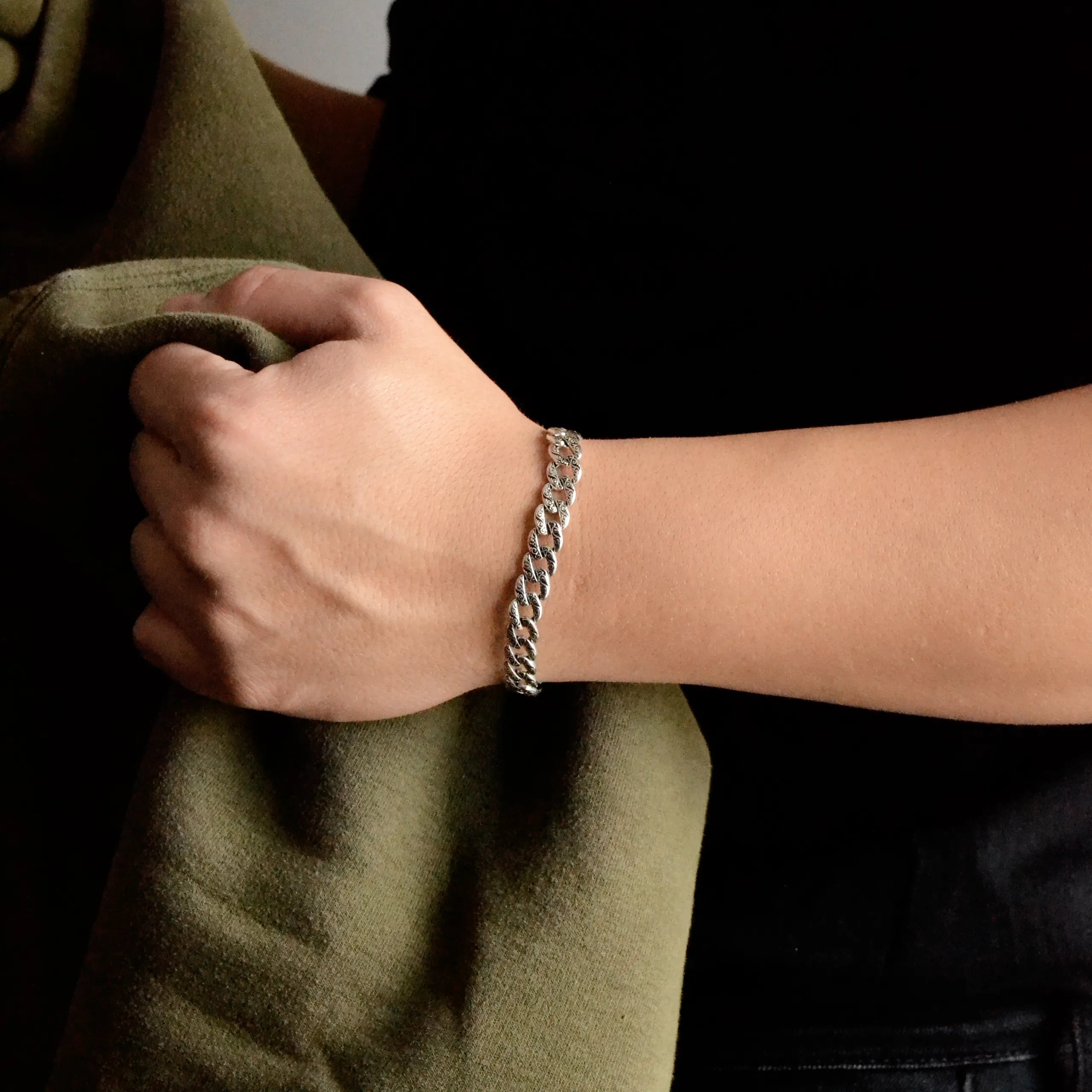 925 Sterling Silver - Viking Bracelet