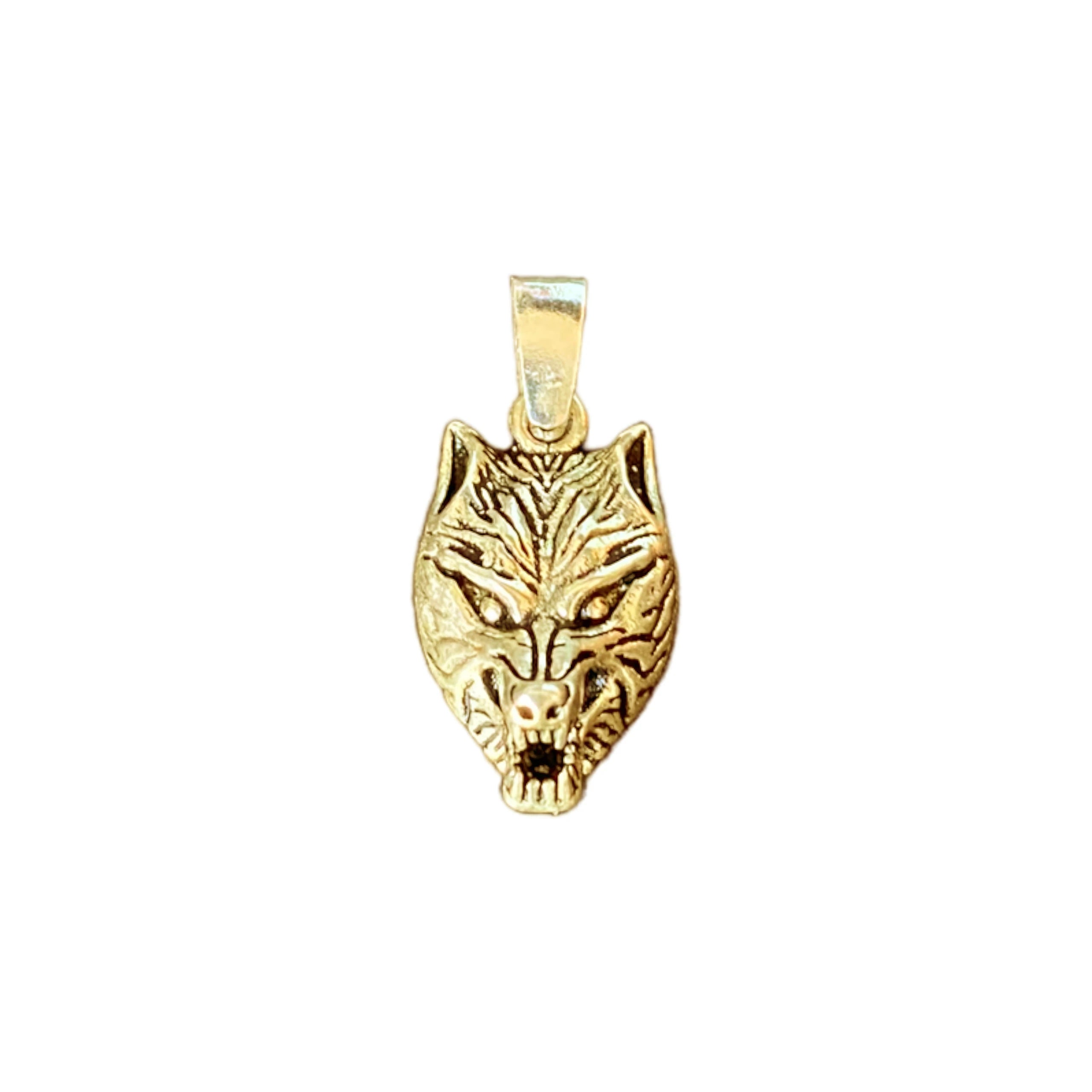 925 Sterling Silver - Wolf Pendant